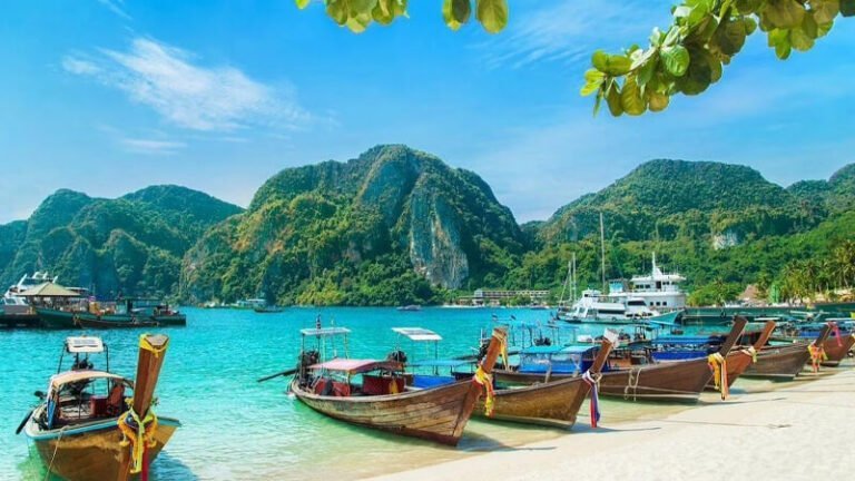 beach with boat